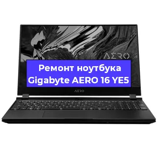 Чистка от пыли и замена термопасты на ноутбуке Gigabyte AERO 16 YE5 в Краснодаре